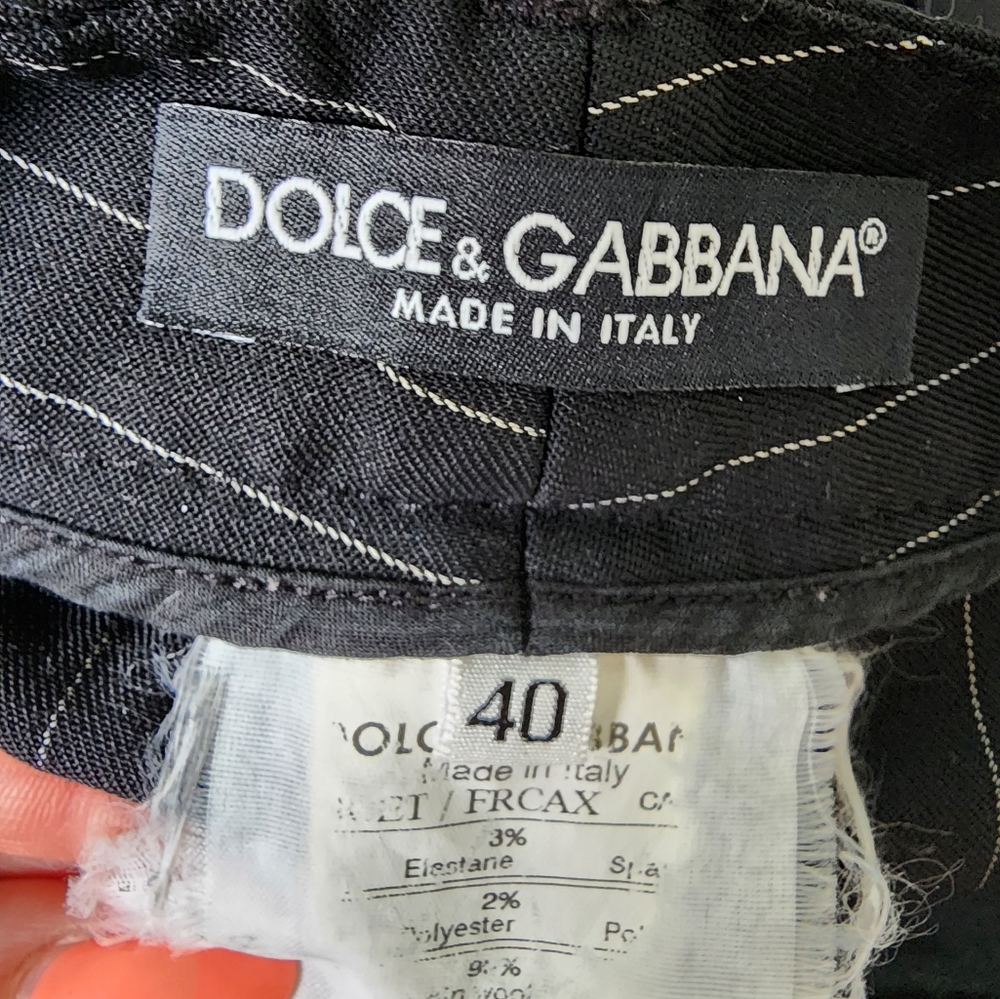 D&G women wool skinny pants, size 40 IT, 4 US - Picture 2 of 6